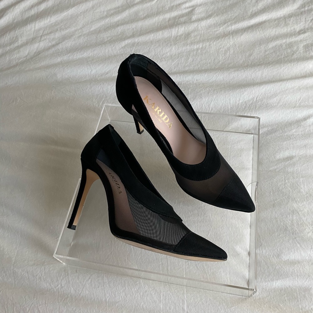 Italian brand Black heels - Picture 3 of 9